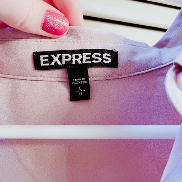 SOLD - Express Ruffled Cold Shoulder Blouse - Picture 4 of 4